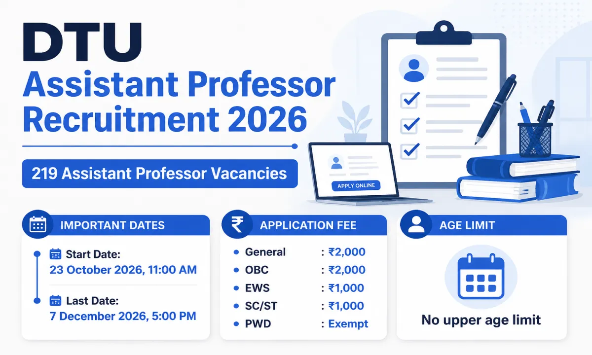 డెల్హీ టెక్నాలజికల్ యూనివర్సిటీ 2026